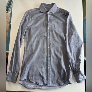 HUGO BOSS Shirt Casual Formal Slim Fit Check Men Size S (38 - 15)